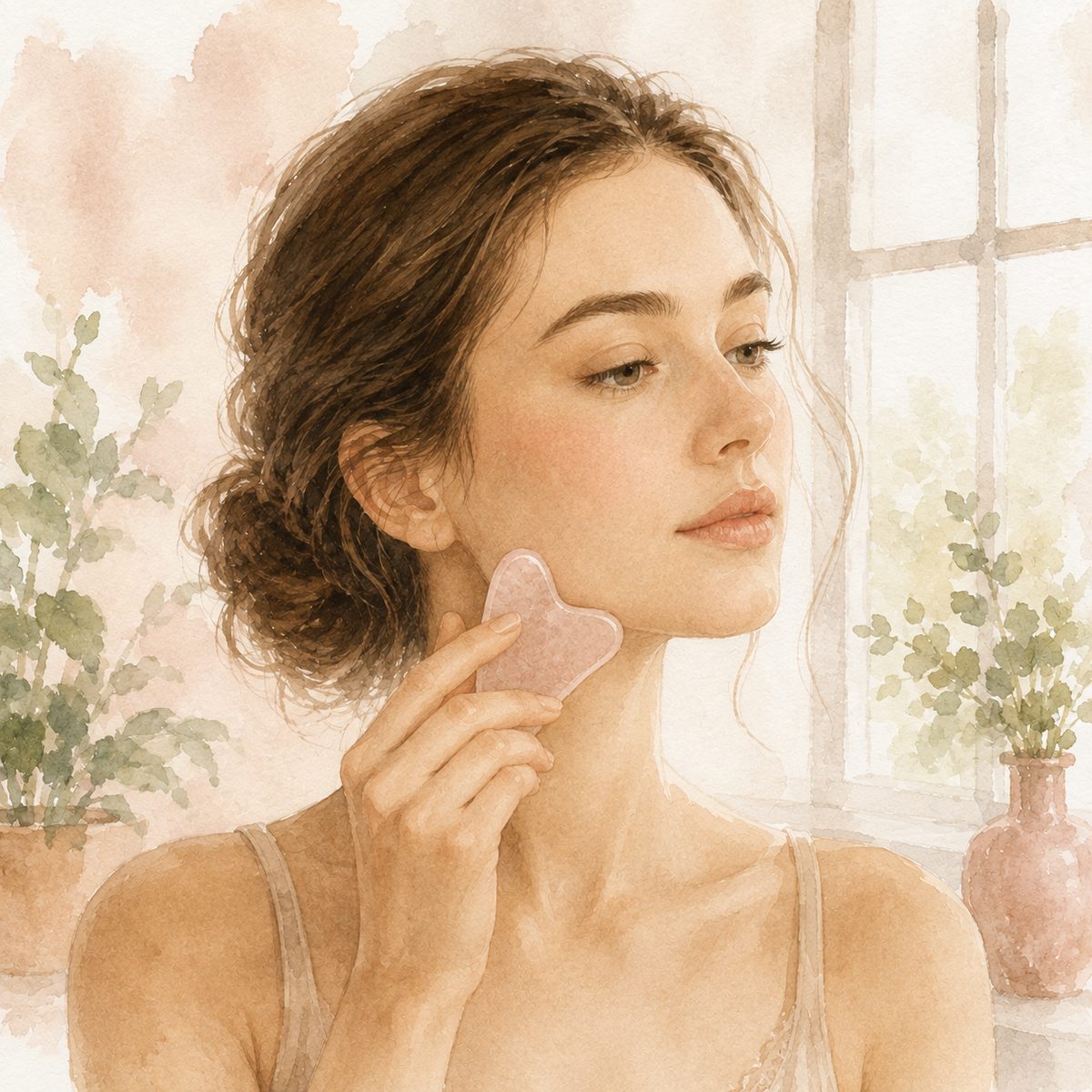 Gua Sha for Jawline Sculpting: The 5-Minute Routine