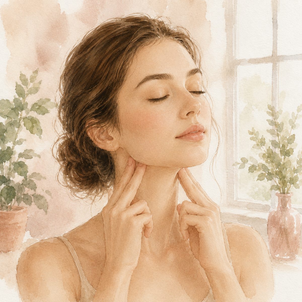 The 5-Minute Lymphatic Drainage Routine for a Puffy Face
